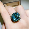 20 Carat Moissanite 925 Sterling Silver Ring