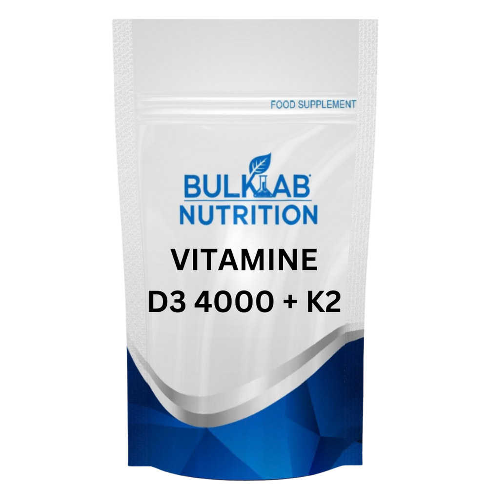 Vitamin D3 4000 IU + K2 100 mcg MK7 - Softgels – BulkLab Nutrition