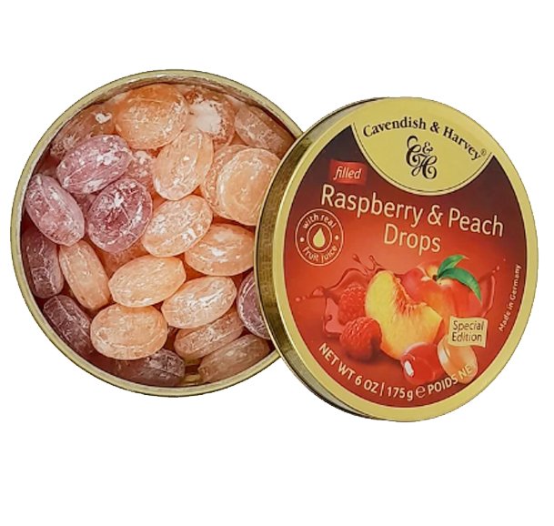C&H Raspberry & Peach Drops