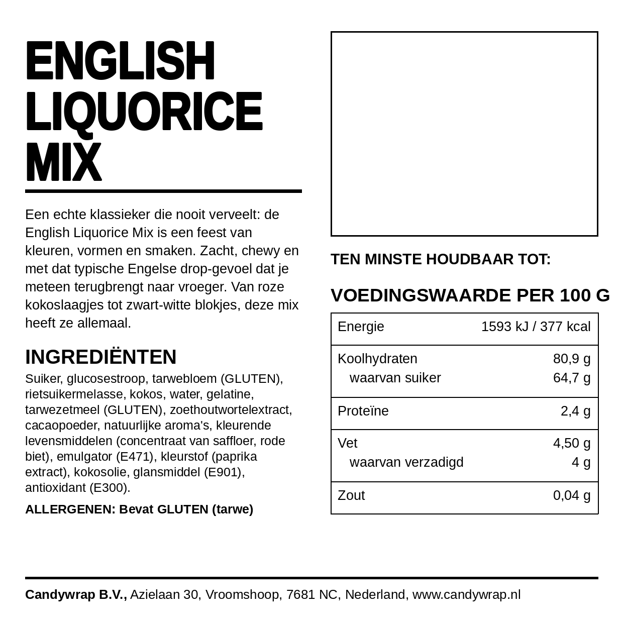 English Liquorice Mix