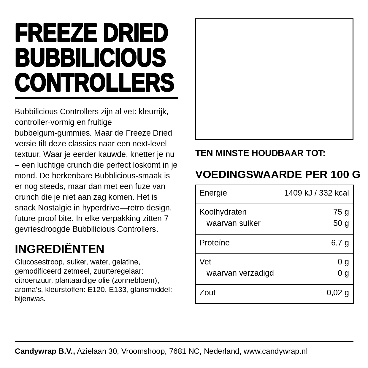 Freeze Dried Bubbilicious Controllers