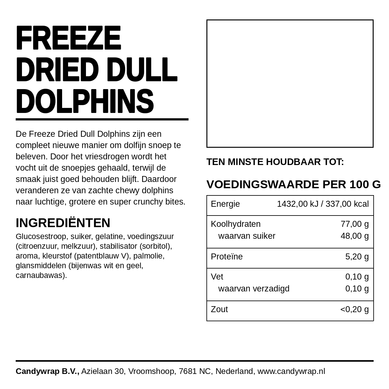 Freeze Dried Dull Dolphins