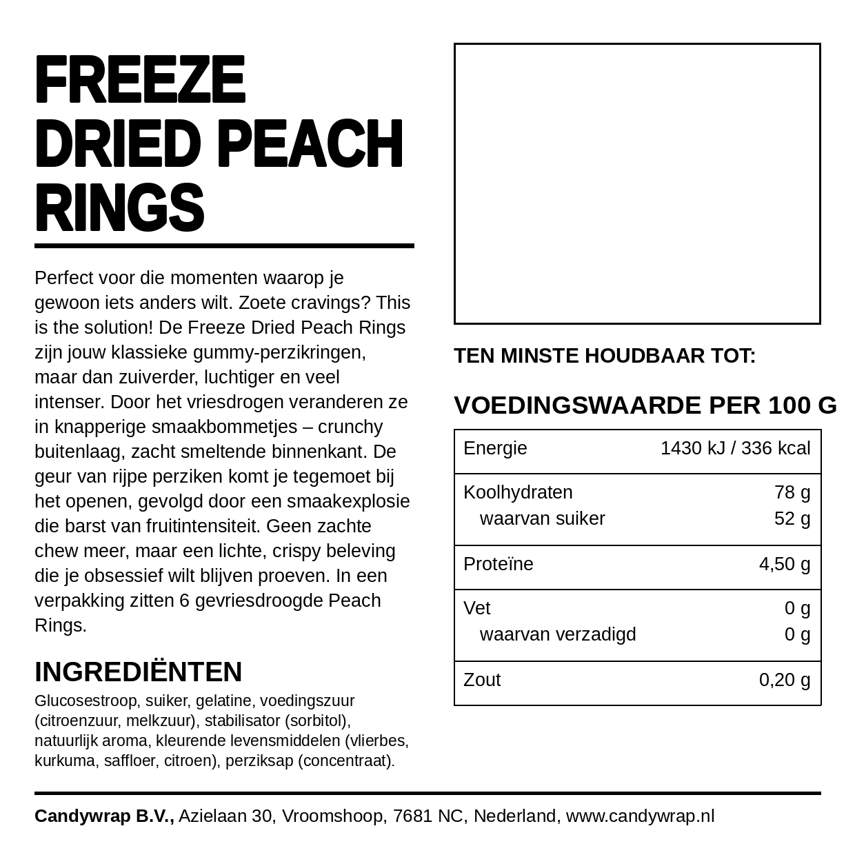 Freeze Dried Peach Rings