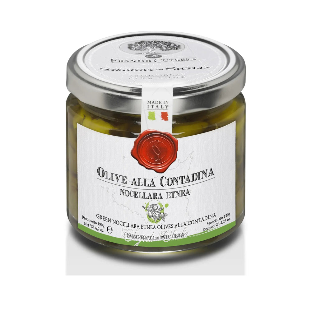 Groene Nocellara Etnea Olijven alla Contadina – 100% Zuiver Ayurvedisch Koper (950ml) | RedBlad