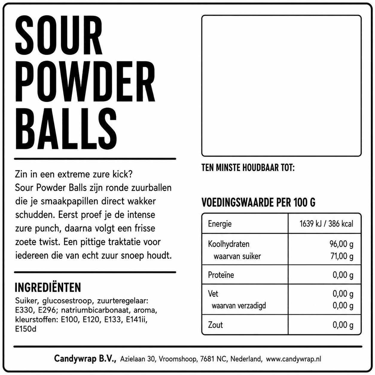Sour Powder Balls
