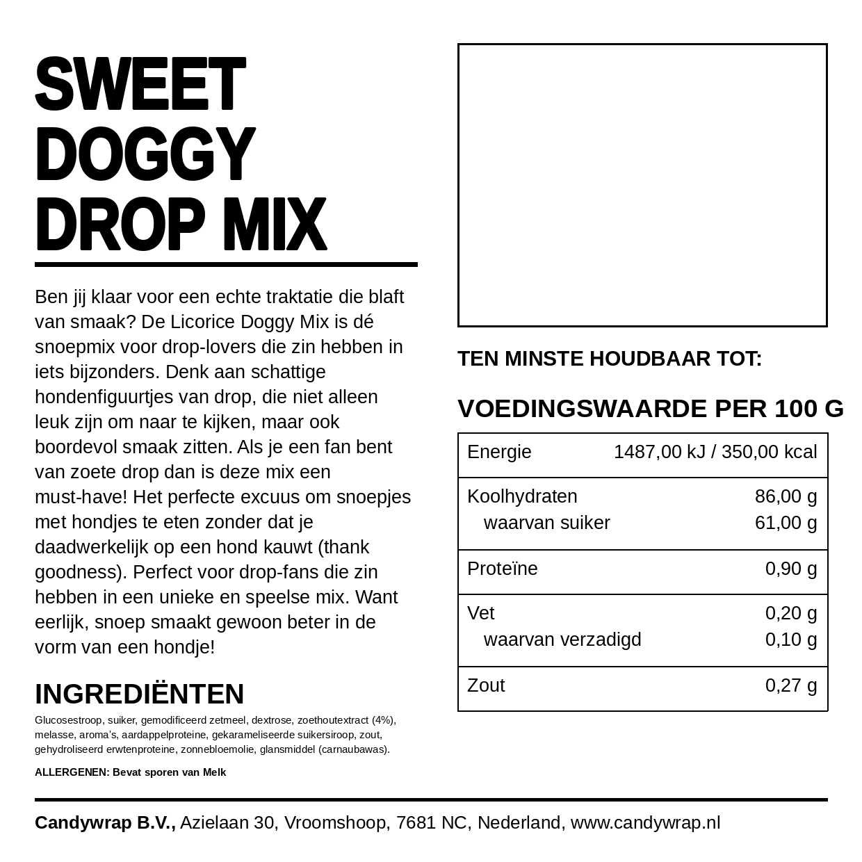 Sweet Doggy Drop Mix