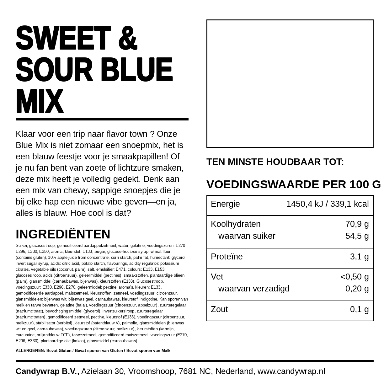 Sweet & Sour Blue Mix