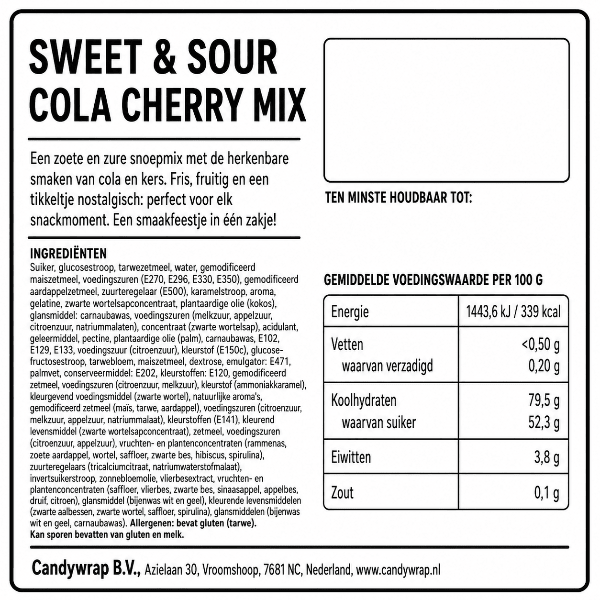 Sweet & Sour Cola Cherry Mix