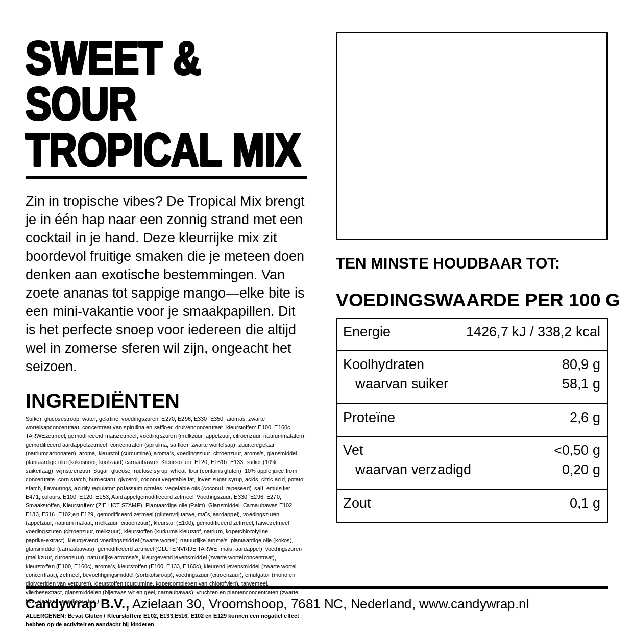 Sweet & Sour Tropical Mix