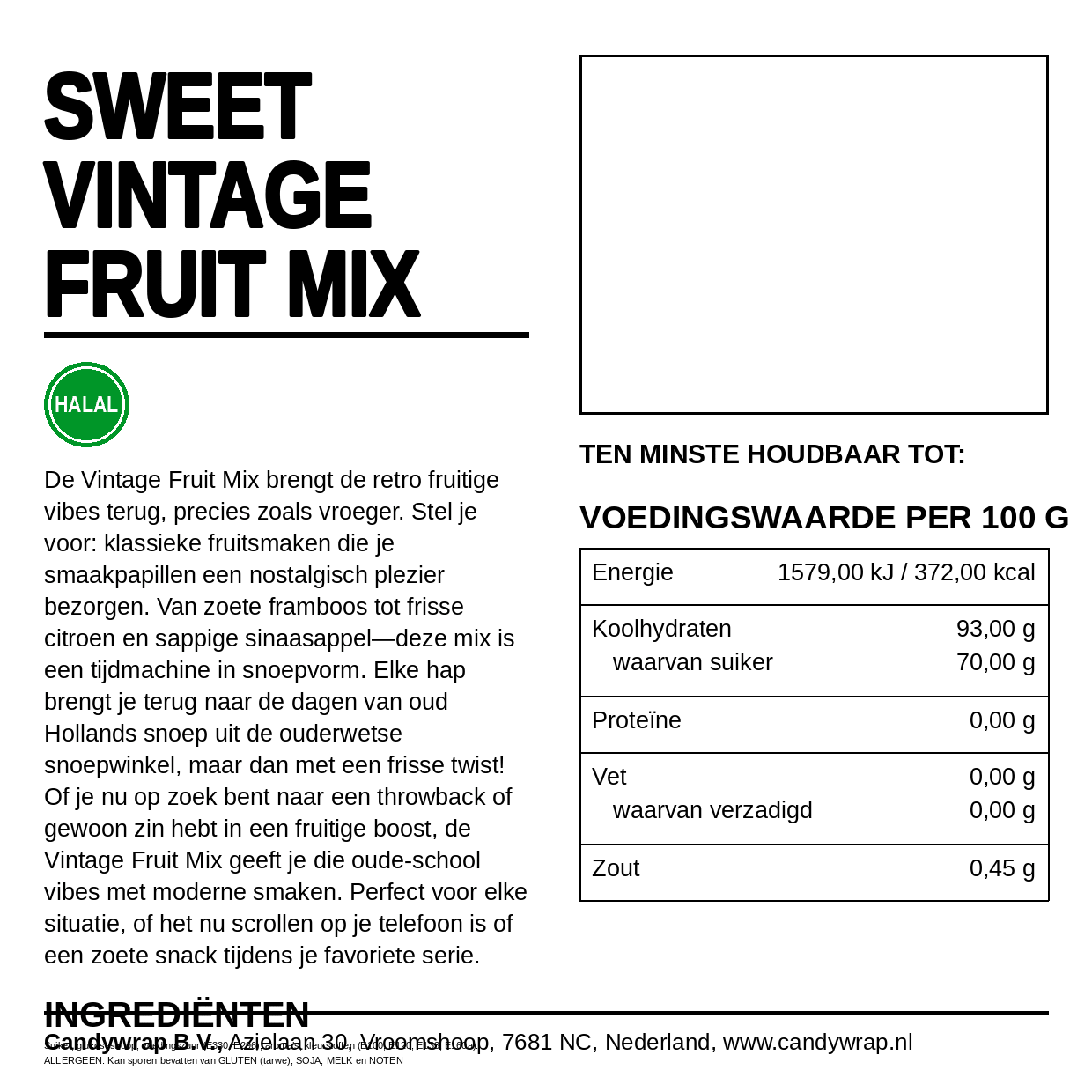 Sweet Vintage Fruit Mix
