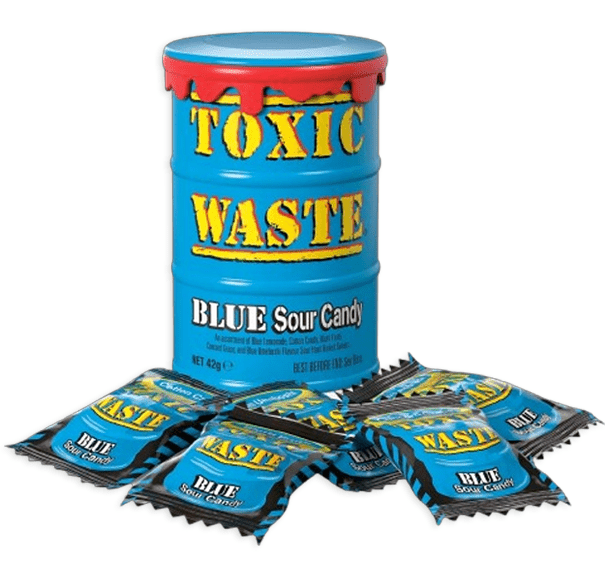 Toxic Waste Blue Sour Candy