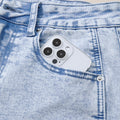 Beau Blue Light Washed Pull On Barrel Jeans - Damesmode Afbeelding 6 - Foto 6