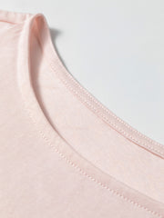 Gossamer-rosa Langarm-Rüschenärmel-Ärmelärmel Legeres, elegantes Oberteil - Miniatuur