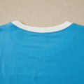 Light Blue Flag Print Patchwork Colorblock July 4th T Shirt - Foto 6