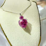 5.5 Carat Moissanite 925 Sterling Silver Pendant Necklace | Redblad 18K Solid Gold & Certified Diamond Necklaces