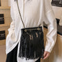 Fringe PU Leather Crossbody Bag