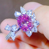 3 Carat Moissanite 925 Sterling Silver Open Ring
