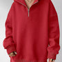 Oversized Quarter-Zip Hoodie