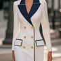 Double-Breasted Blazer Dress