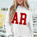 Hellgrauer ARKANSAS/AR doppelseitiger Pullover mit Mock-Neck-Reversibel - Foto 2