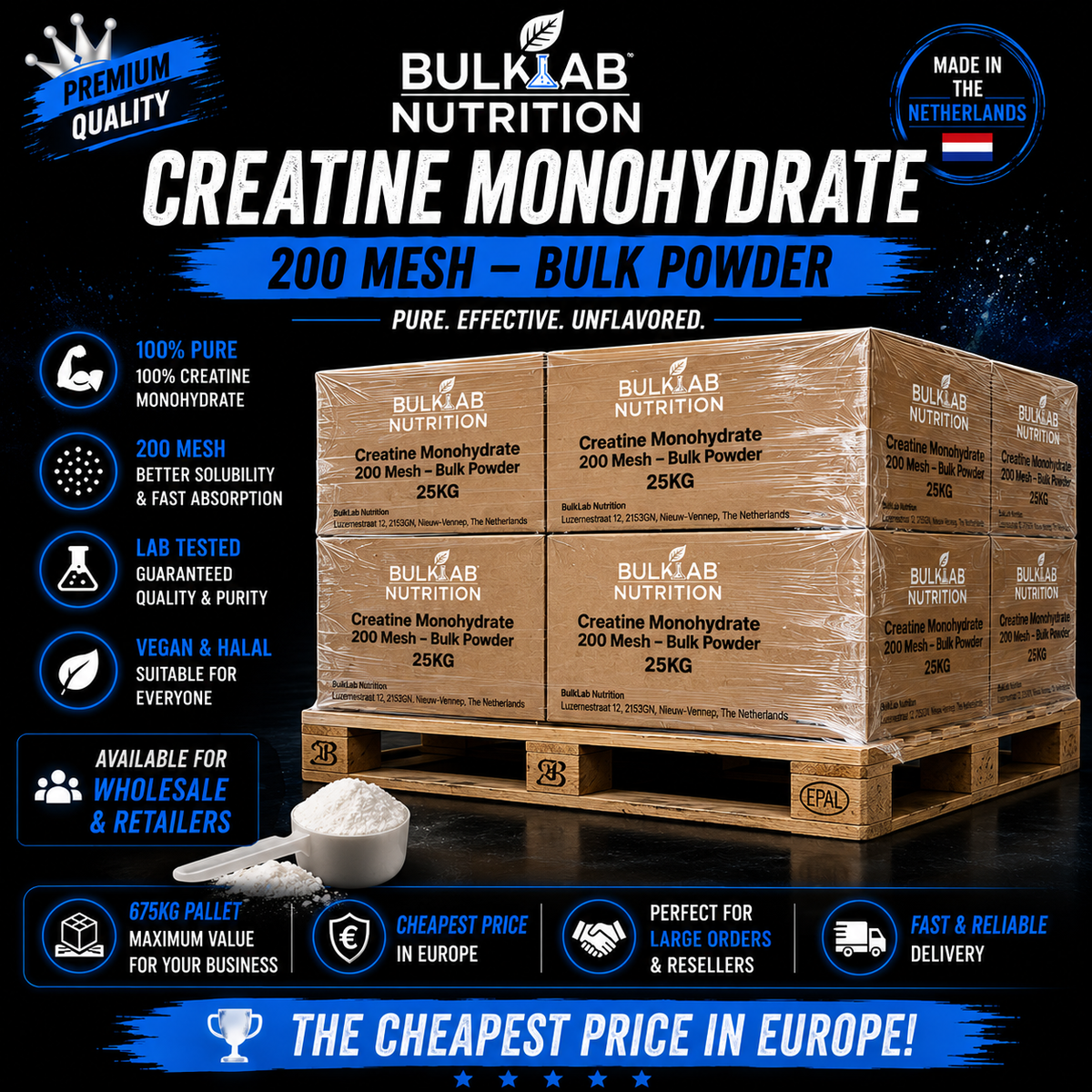 Creatine monohydraat 200 mesh, foto 2