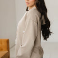 Goat Contrast Bow bestickte Reißverschlussjacke Hoodie - Foto 3