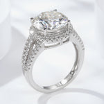 5 Carat  Moissanite Split Shank Ring | Redblad 18K Solid Gold & Certified Diamond Rings