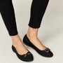 Forever Link Metal Buckle Flat Loafers