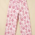 Pantaloni rosa vintage floreali in jeans shift - Foto 6