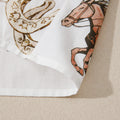 White Western Horseshoe Print U-Neck Sleeveless Midi Dress - Foto 6