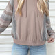 Sudadera ancha con patchwork de bloques de colores DUNE