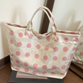 Farbe Schwarz Polka Dot Langlebige wasserdichte PVC-Tragetasche - Foto 6