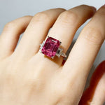 5 Carat Moissanite 925 Sterling Silver Ring | Redblad 18K Solid Gold & Certified Diamond Rings
