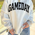 Hellgréng FOOTBALL GAMEDAY Duebelsäiteg gedréckte Héichhals-Reversibel-Sweatshirt - Foto 5