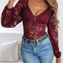 Lace Long Sleeve Bodysuit