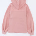 Chaqueta con capucha con cordón con solapa rosa - Foto 6