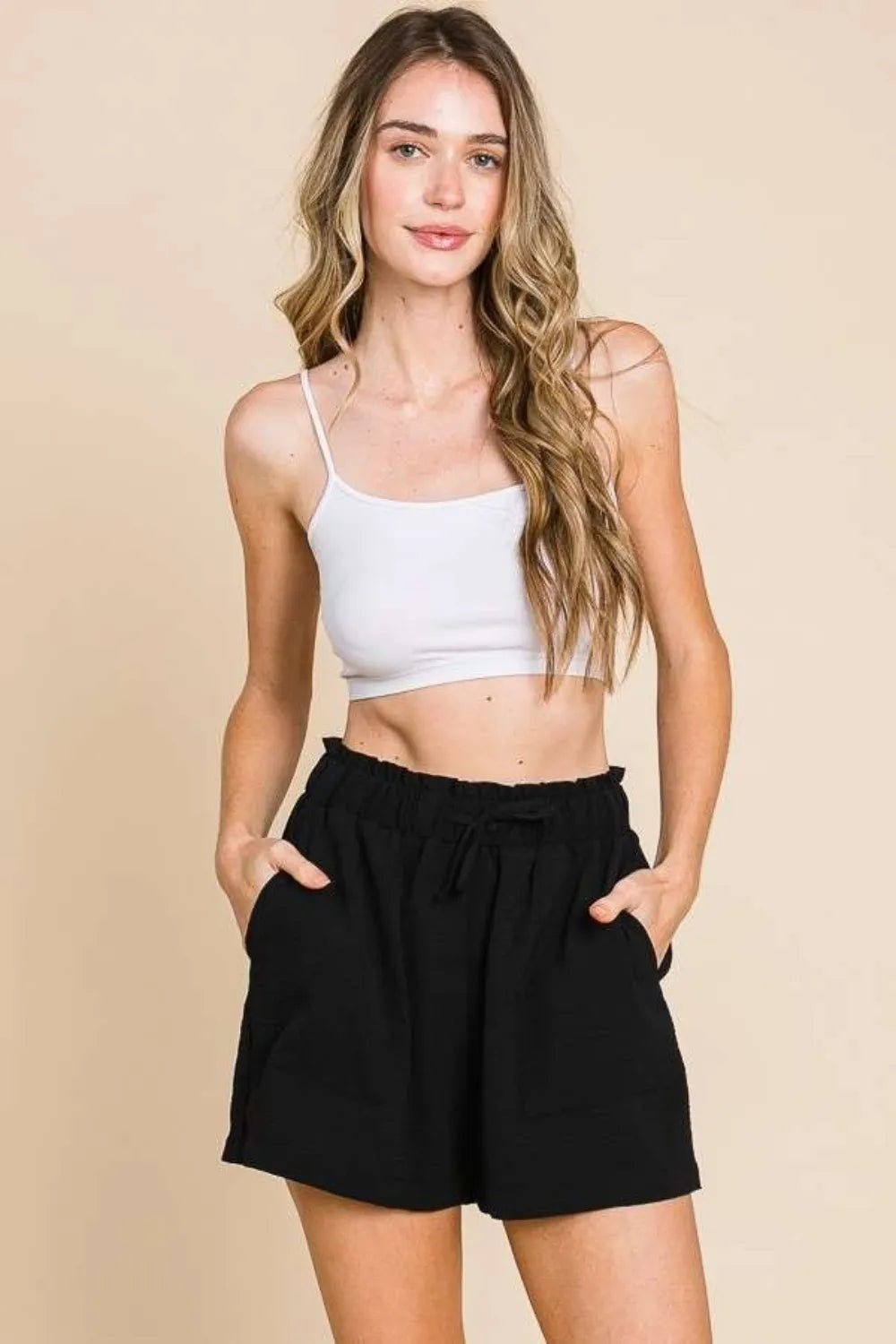 Culture Code High Waist Paper bag Shorts - Luxe Damesmode & Kleding Collectie | Redblad Nederland
