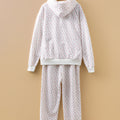 Ensemble de pantalons de survêtement à poche kangourou à poche kangourou rose - Foto 6