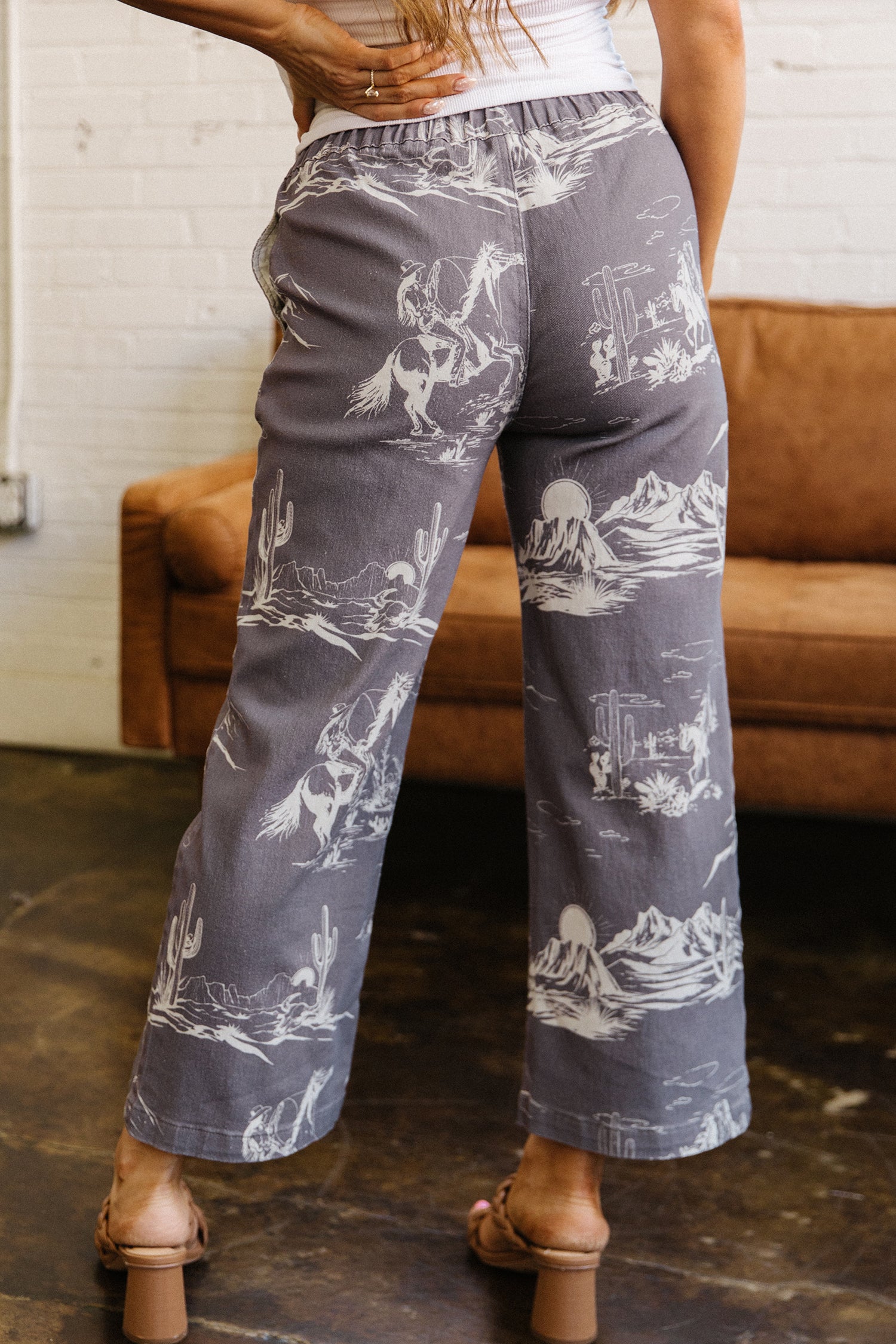 Jeans Shift Vintage Vintage Grey Wild West Riding