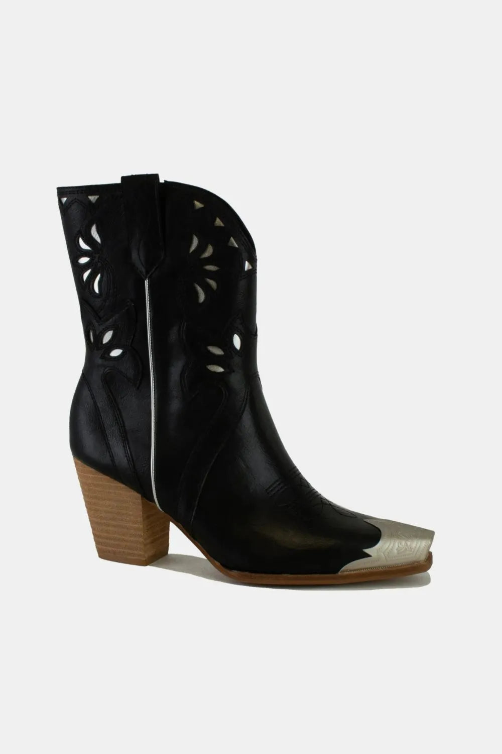 Beast Fashion Cut-Out Floral Embroidery Boots - Luxe Damesmode & Kleding Collectie | Redblad Nederland