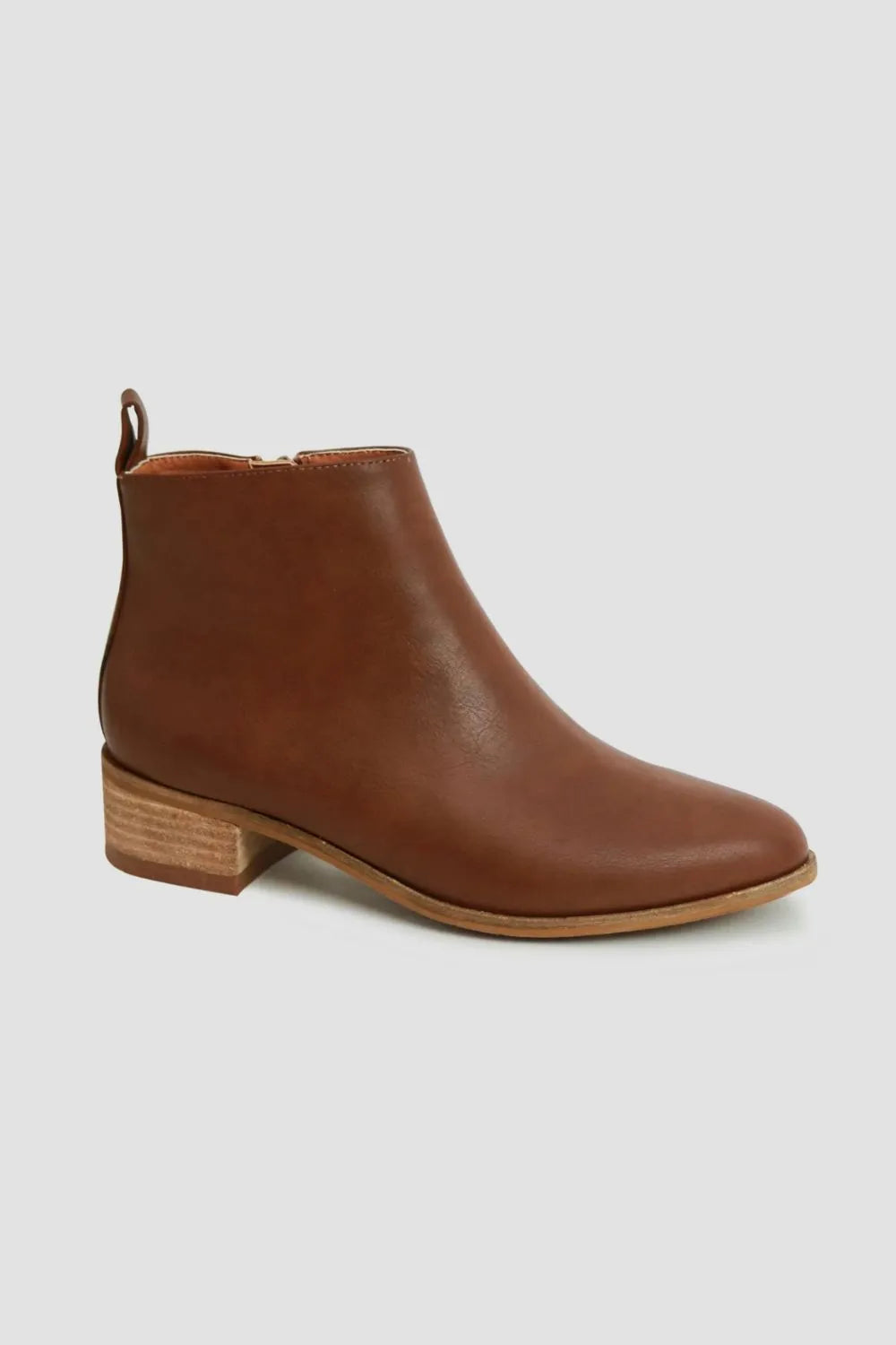 Beast Fashion PU Leather Block Heel Boots - Luxe Damesmode & Kleding Collectie | Redblad Nederland