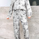 Light Grijs Light Woodland Camo Classic Capuchontrui and Sweatpants Set