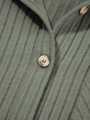 Camisa de hombros recaída Mist Green Thermal Ribbed Texture - Miniatuur