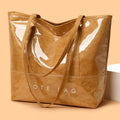 Camel Retro Letter Print wasserdichte PVC-Tragetasche - Foto 5