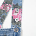 Myosotis Floral Print Denim Shortalls - Foto 6