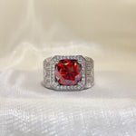 5 Carat 925 Sterling Silver Moissanite Ring | Redblad 18K Solid Gold & Certified Diamond Rings