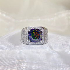 5 Carat 925 Sterling Silver Moissanite Ring