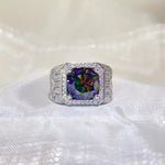 5 Carat 925 Sterling Silver Moissanite Ring | Redblad 18K Solid Gold & Certified Diamond Rings