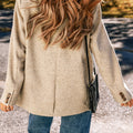 Haferbrei einreihige elegante Anzugjacke - Foto 2