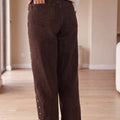 Dusk Blue Side Seam Rivet Detail Ankle Length Casual Jeans - Foto 5